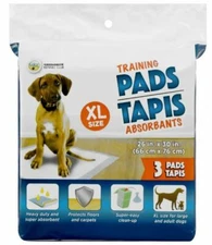 New ! 3 Counts Greenbrier Kennel Club XL Heavy Duty Pet Training Pads