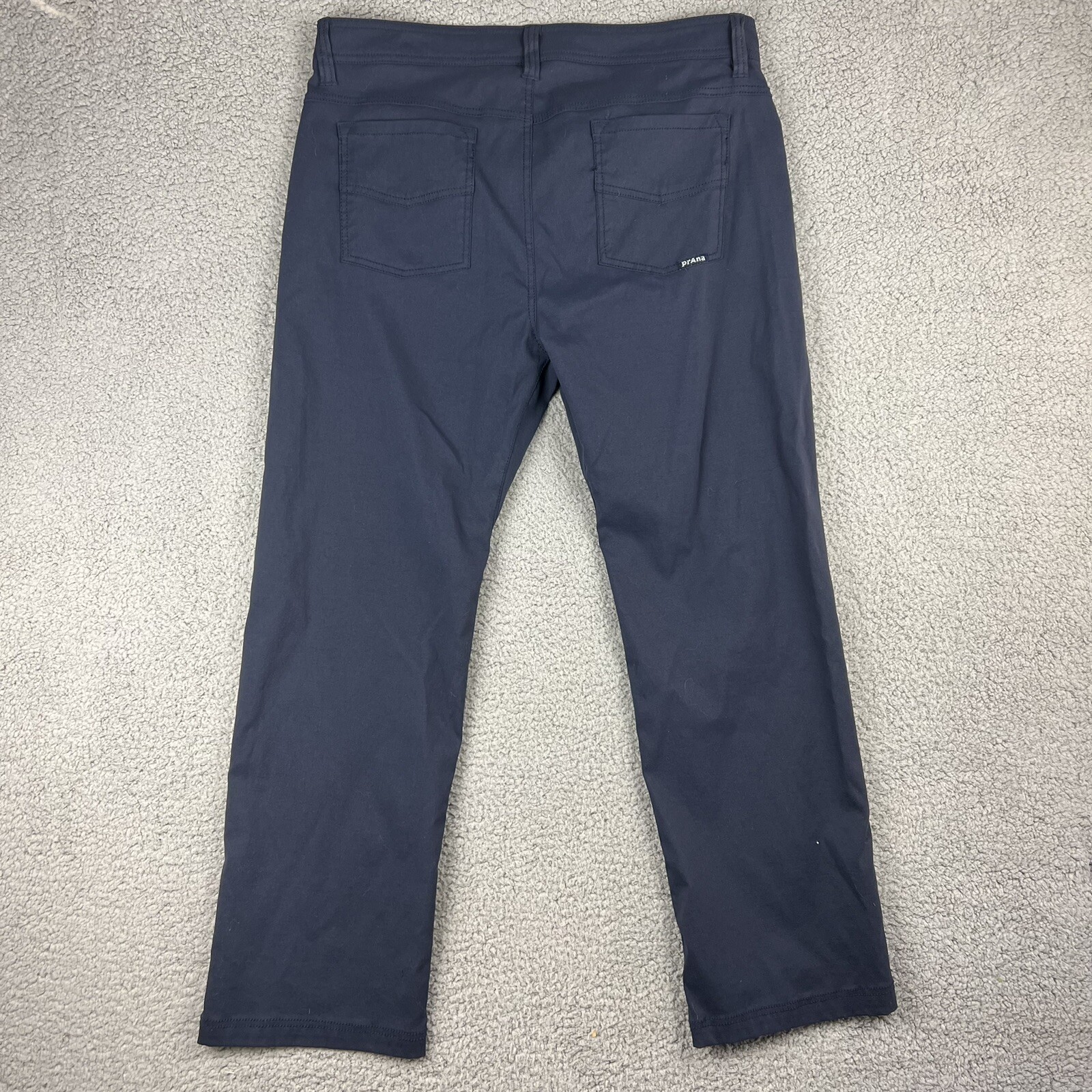 prAna Men's 36 x 30 Brion II Blue Slim Fit Casual Pants M4BN30312