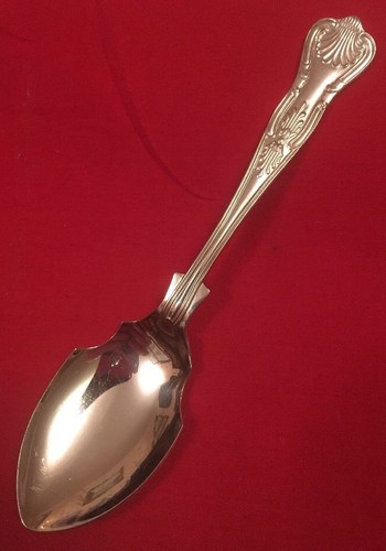 vintage silver plated kings pattern jam spoon