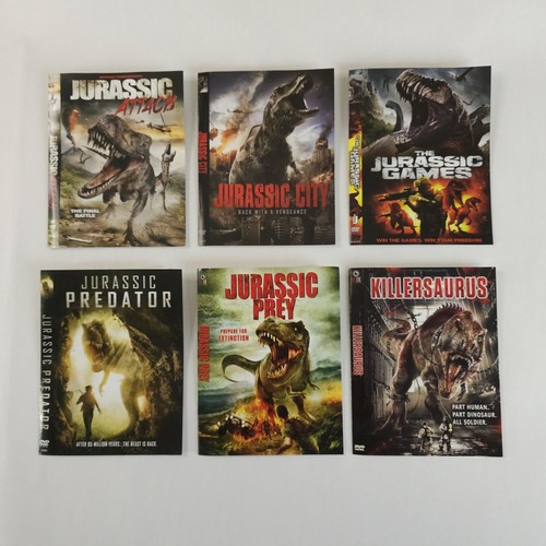 Jurassic Attack Dinosaur Horror Movie Lot Set of 6 B Films Creature NO CASES