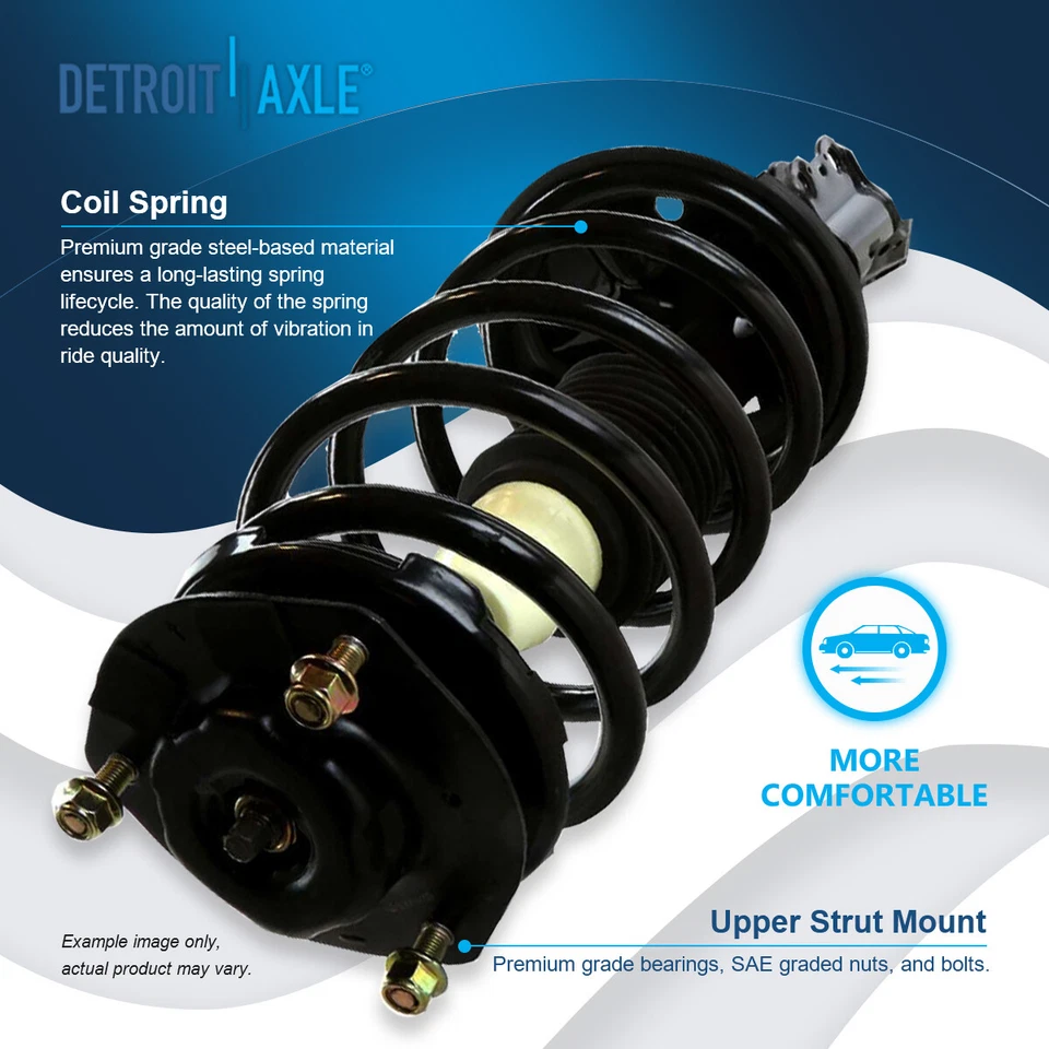 Puntales delanteros tracción delantera con muelles helicoidales barras estabilizadoras para Toyota Sienna 2005-2010 Foto 4 de 4
