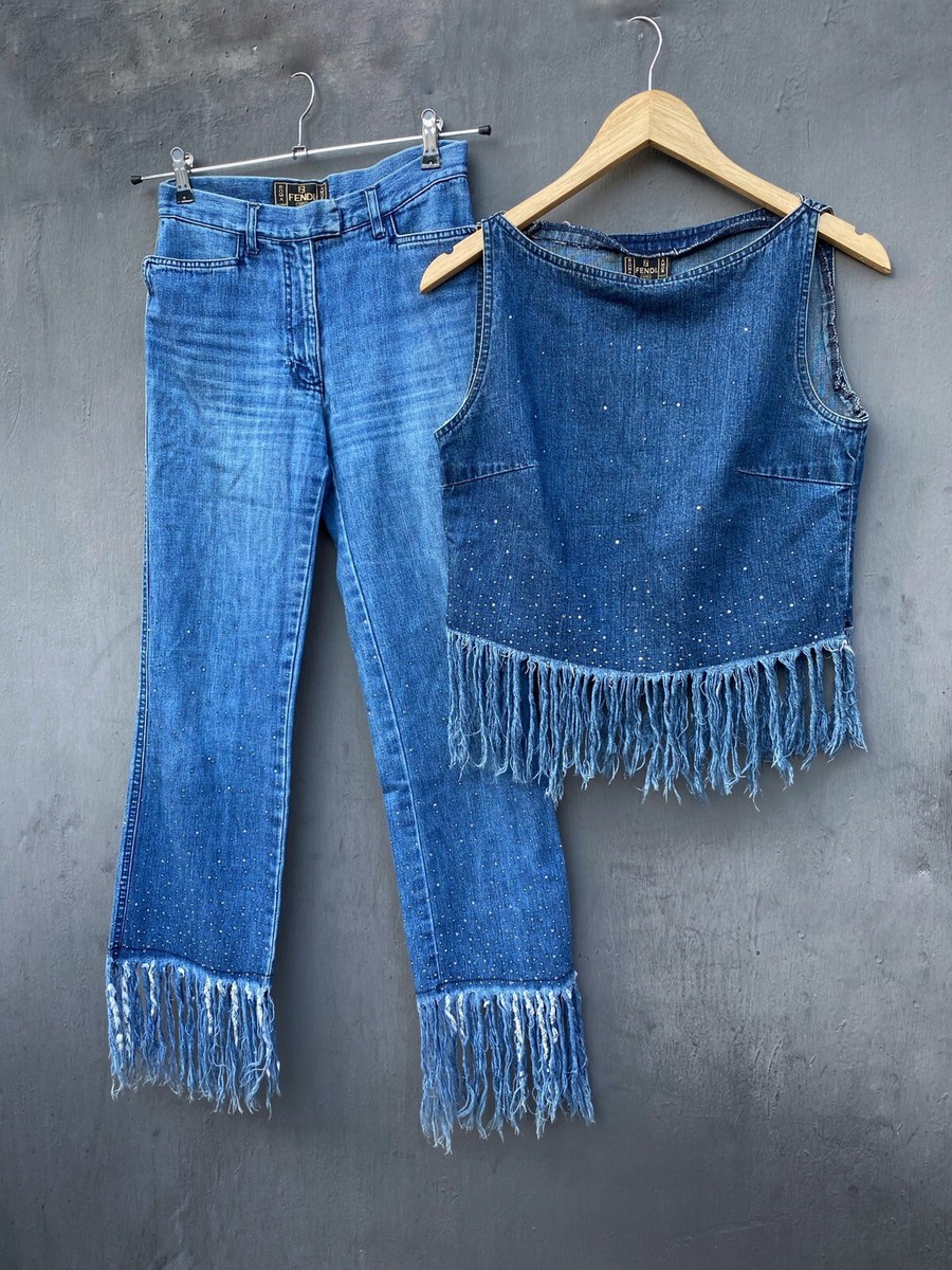 FENDI vintage denim pants フェンディ ヴィンテージ FENDI - FENDI フェンディ ヴィンテージ デニムパンツ サイズ27