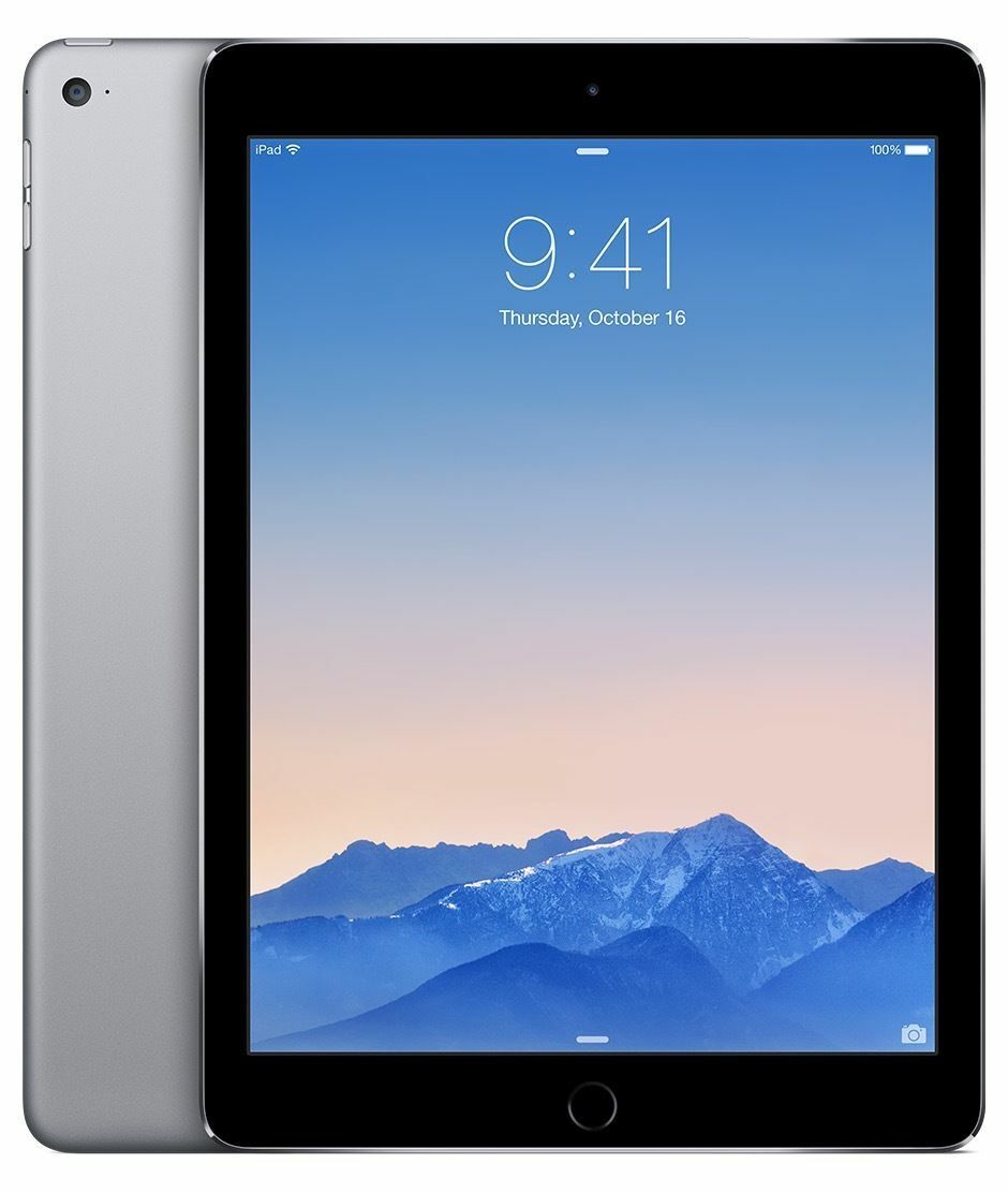 Apple iPad Air 2 128GB, Wi-Fi, 9.7in - Space Gray for sale online 