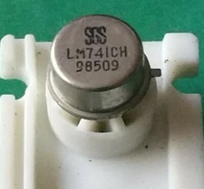 1pc LM741CH Operational Amplifier SGS NOS