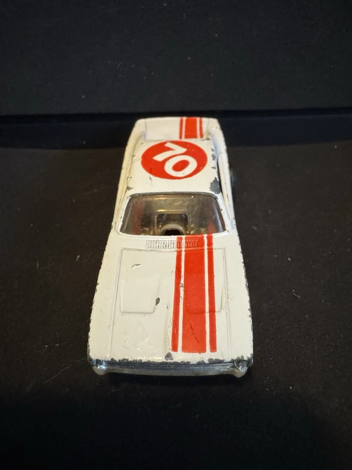 Dodge Charger 1971 Matchbox vintage "piel de naranja" #74 Mopar Muscle Car Dragster Foto 4 de 4