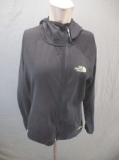 The North Face Size L Women BLK Full Zip Pocket Fleece Lined Athletic Jacket 766