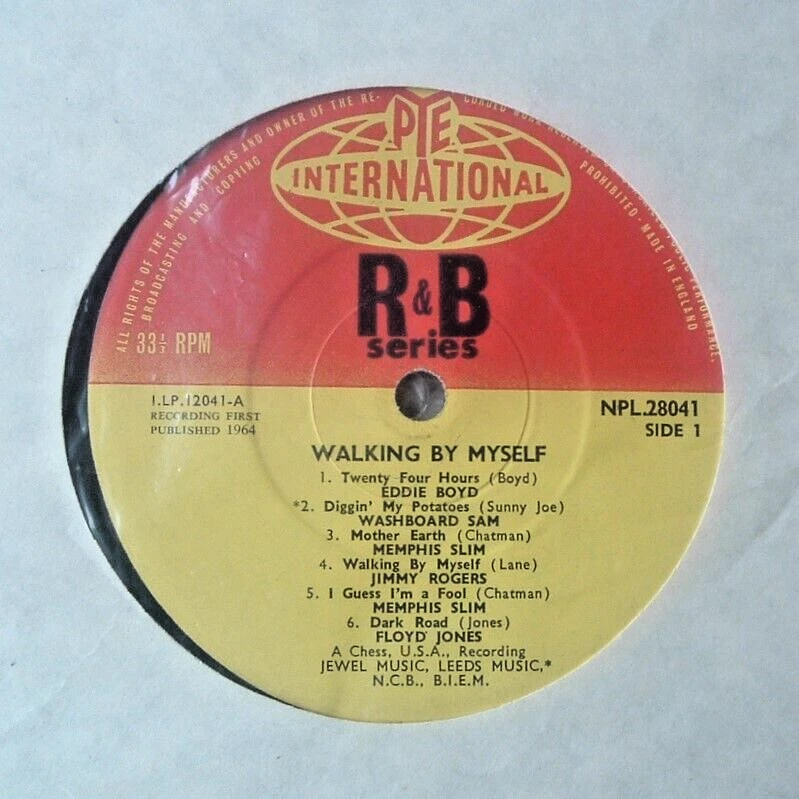 Blues LP EDDIE BOYD JIMMY ROGERS Walking By Myself/Pye International R&B (1964) - Image 3 of 3