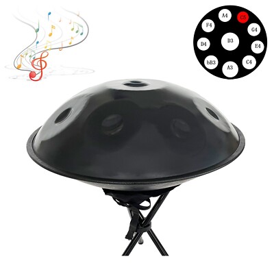 10 Notes Pan Handpan Hand Drum Steel Drum Percussion Instrument DC04 Steel Plate