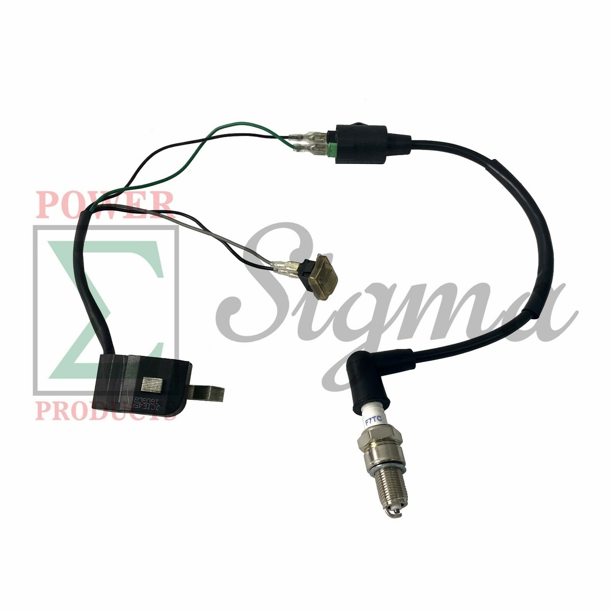 Magneto Ignition Coil Spark Switch For 2HP 2-Stroke 2-Cycle 63CC