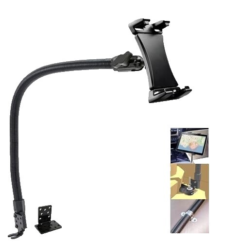JCWINY Tablet Holder for Mic Stand, Flexible iPad Mic Music Stand Holder Smartphone
