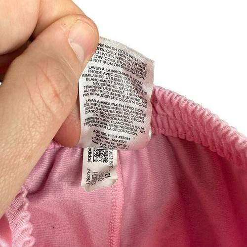 Adidas Girls Baby 9 Months Pink Track Suit Jacket Pants Active Sports Stripes - Picture 12 of 13