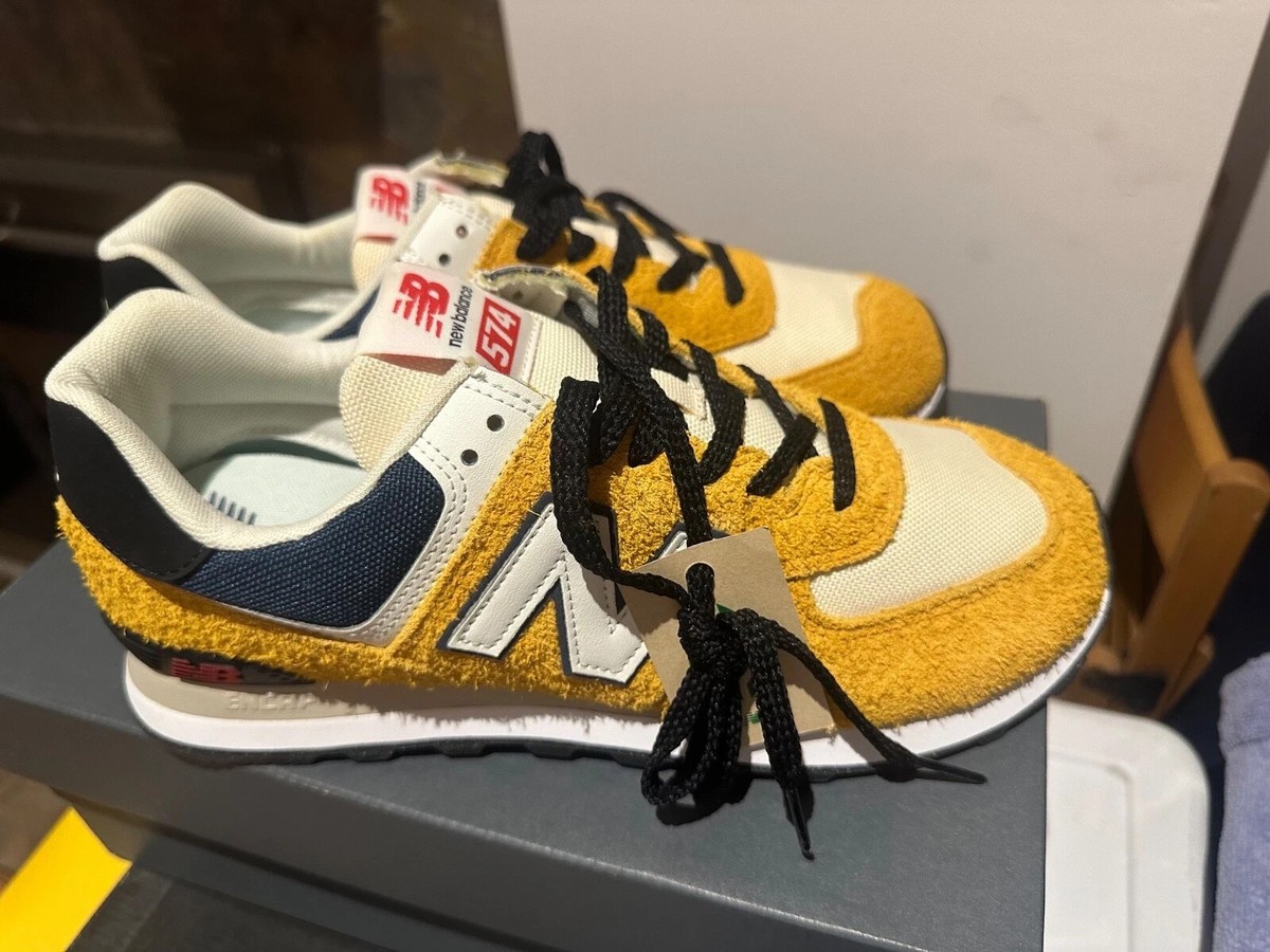 New Balance 574 イエロー　スニーカー New Balance 574 Sneakers Yellow Grey Sneakers U574CY2 Mens Size 8