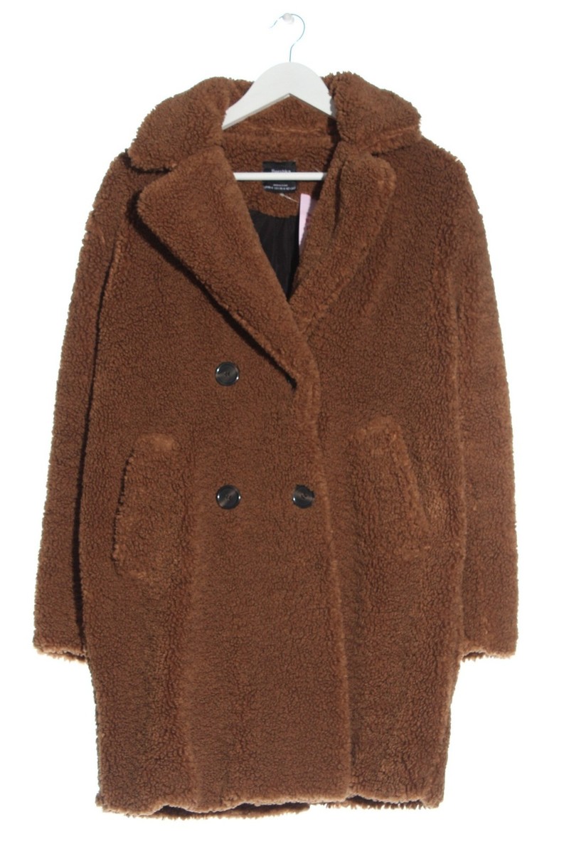 Teddy Jacket Chamarra De Peluche Bershka BERSHKA Abrigo Teddy