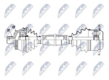 Albero motore originale NTY NPW-AU-065 per Audi