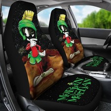 Marvin The Martian Car Seat Covers Custom Cartoon Car Accessories Tn1513 Marvin The Martian Car Seat Covers Custom Cartoon Car Accessories Tn1513