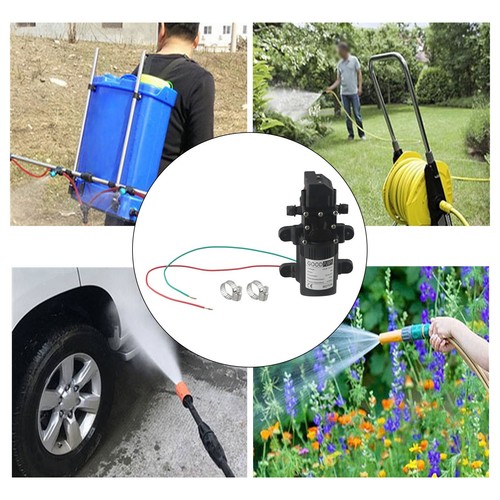 12V Membranpumpe einstellbar selbstansaugende Sprühpumpe 1 2 GPM 80 PSI - Bild 11 von 12