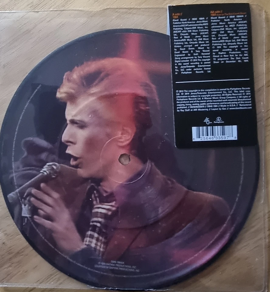 DAVID BOWIE-1984- RSD 2014 USA limited to 4000 7" picture disc -40th anniversary - Image 2 of 4