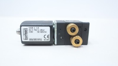 Burkert 5420 G 3.0 00205991 Pneumatic Solenoid Valve 2.5-10psi 230v-ac 1/8in Npt