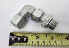 NEW OLD STOCK Parker Flareless Hydraulic Tube Elbow 3/8" Compression Fitting 90°