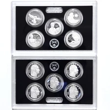 2022 S American Women Quarter 99.9% Silver Proof Set No Box or COA 5 Coins