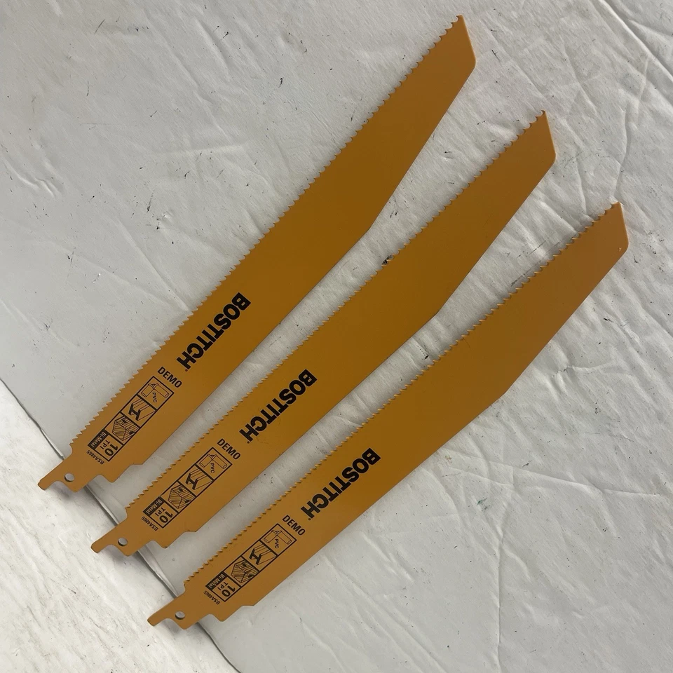 BOSTITCH BSA4865M - 10 TPI Demo 9" Hoja de sierra recíproca 3 piezas - Caja abierta Foto 4 de 4