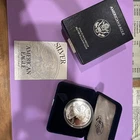 1996 P Proof American Silver Eagle, w/ Box & COA !! US Mint Bullion OGP