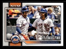 2026 Topps #52 It Takes Two Juan Soto / Francisco Lindor I127