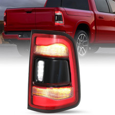 LED Tail Light Assembly Compatible with 2019-2024 Dodge Ram 1500 with Blind Spot