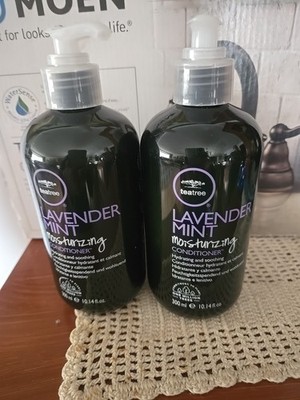 2 BottleTea Tree Lavender Mint Moisturizing Conditioner Hydrates Soothes 10.14oz