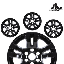 18inch 4 PCS Alloy Wheel Cover Hubcap for 2014-2019 Chevy Silverado 1500/1500 LD
