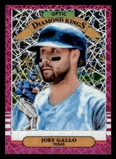 2019 Donruss Optic Pink Velocity SN #15 Joey Gallo