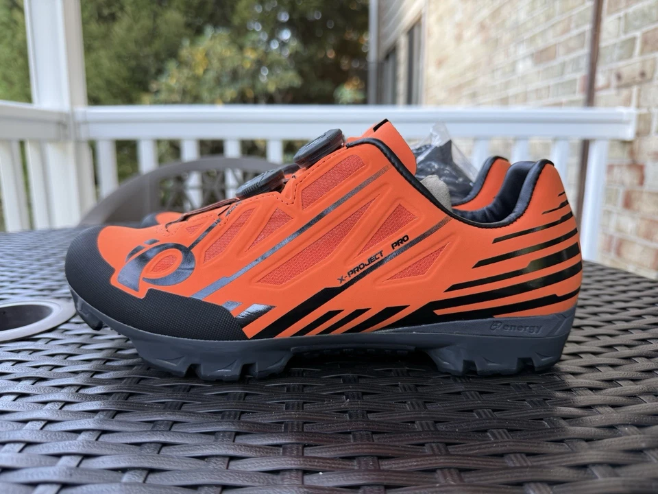 Zapatos de ciclismo de montaña PEARL iZUMi para hombre X-PROJECT PRO naranja talla EUR 42,5 US 9 Foto 2 de 4