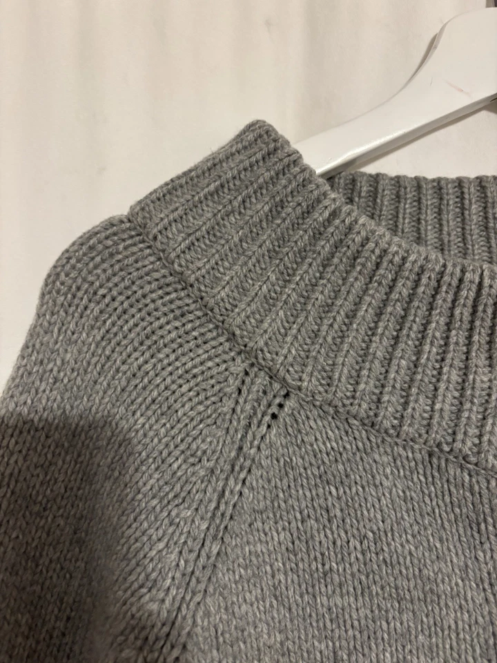 Cárdigan Talbots 1X Suéter Gris Lana Cachemira Gris Botones Aline Foto 3 de 4