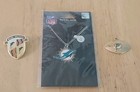 MIAMI DOLPHINS Jewelry Lot - Football Pendant 1996, Pin 1984 & New 22" Necklace