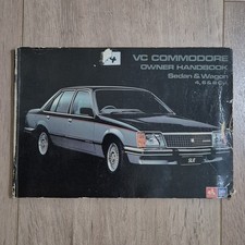 SL/E HOLDEN VC COMMODORE OWNER HANDBOOK SEDAN WAGON SERVICE MANUAL