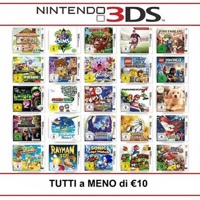 Nintendo 3DS 2DS Game Of Choice Under  10 Kirby Mario Sonic FIFA Pokemon Yokai