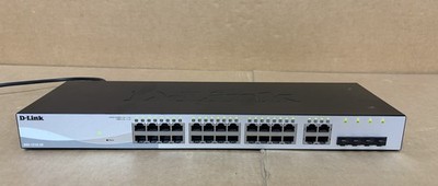 D-Link DGS-1210-28 28-Port Gigabit Smart Managed Switch 24 RJ45 + 4 SFP H
