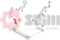 Ladeluftschlauch Seim 981585 FüR VW Sharan 7M8 7M9 7M6 TDI 4Motion