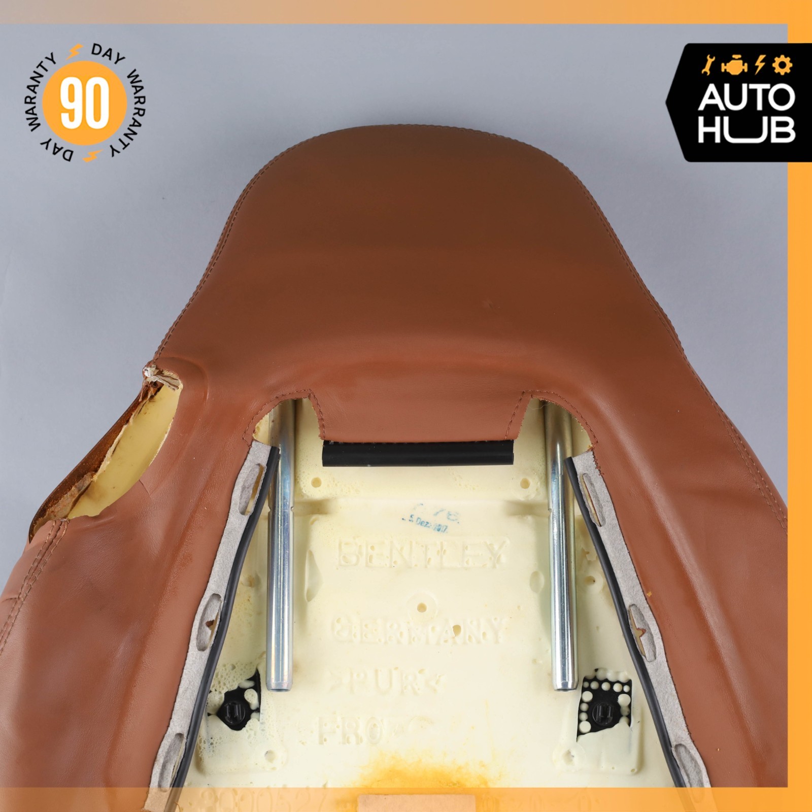 12-15 Bentley Continental GT GTC Front Left Driver Top Upper Seat Cushion OEM
