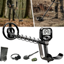 Professional Metal Detector High Accuracy Gold Detector Set Headphones  Shovel