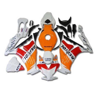 CVB Injection White Yellow Repsol Fairing Fit for Honda 2012-2016 CBR1000RR a013