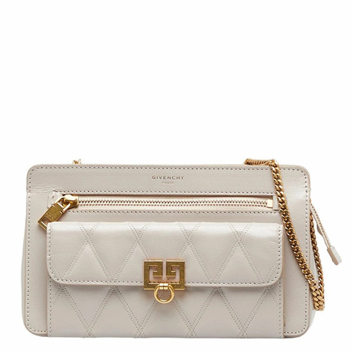 GIVENCHY Pocket Crossbody Chain Shoulder Bag BB5059B08Z Natural Gold Leather