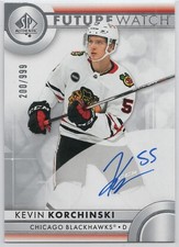 2023-24 SP Authentic Kevin Korchinski #153 Blackhawks Future Watch Auto SN# /999