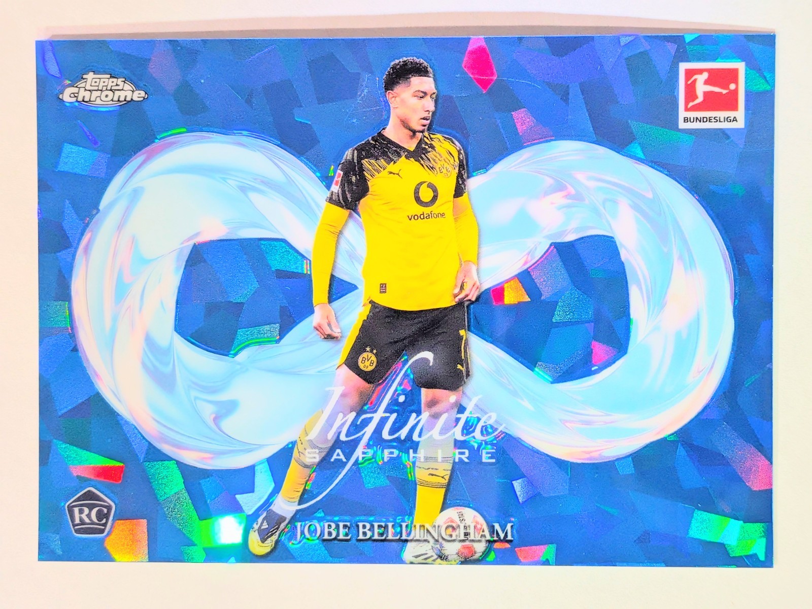 2025-26 Topps Chrome Bundesliga Sapphire Jobe Bellingham Infinite RC #INS-8