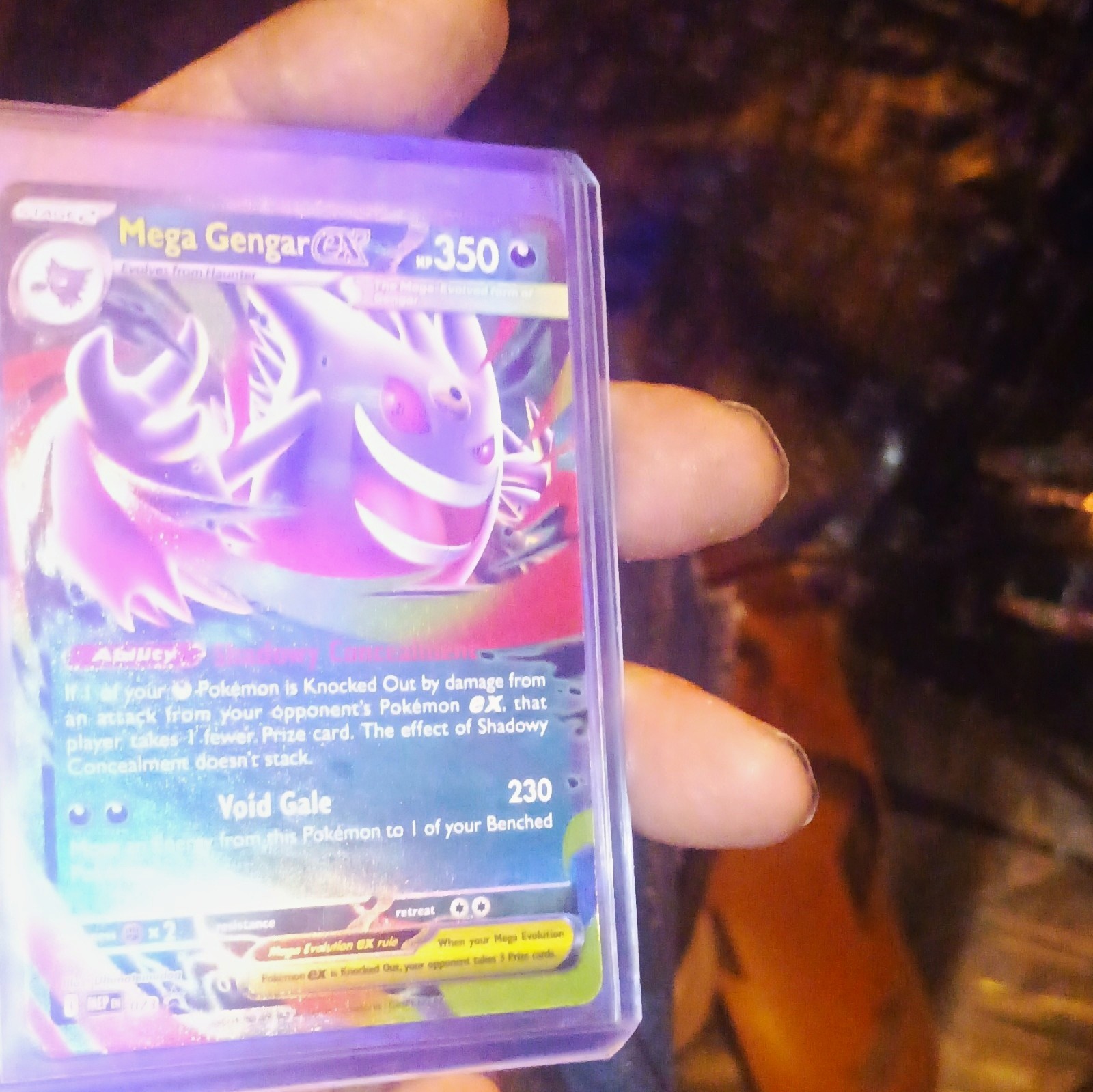The Pokémon Company Pokémon TCG Mega Gengar EX 35/119 Phantom Forces UR Holo ENG