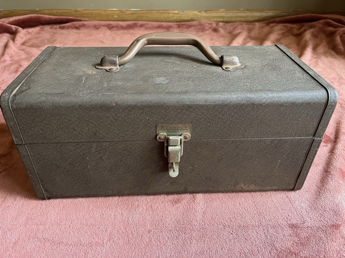 Vintage Kennedy Tackle Box Tool Box Machinist Metal USA | eBay