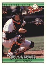 1992 Donruss The Rookies Baseball Card #74 Jim McNamara 