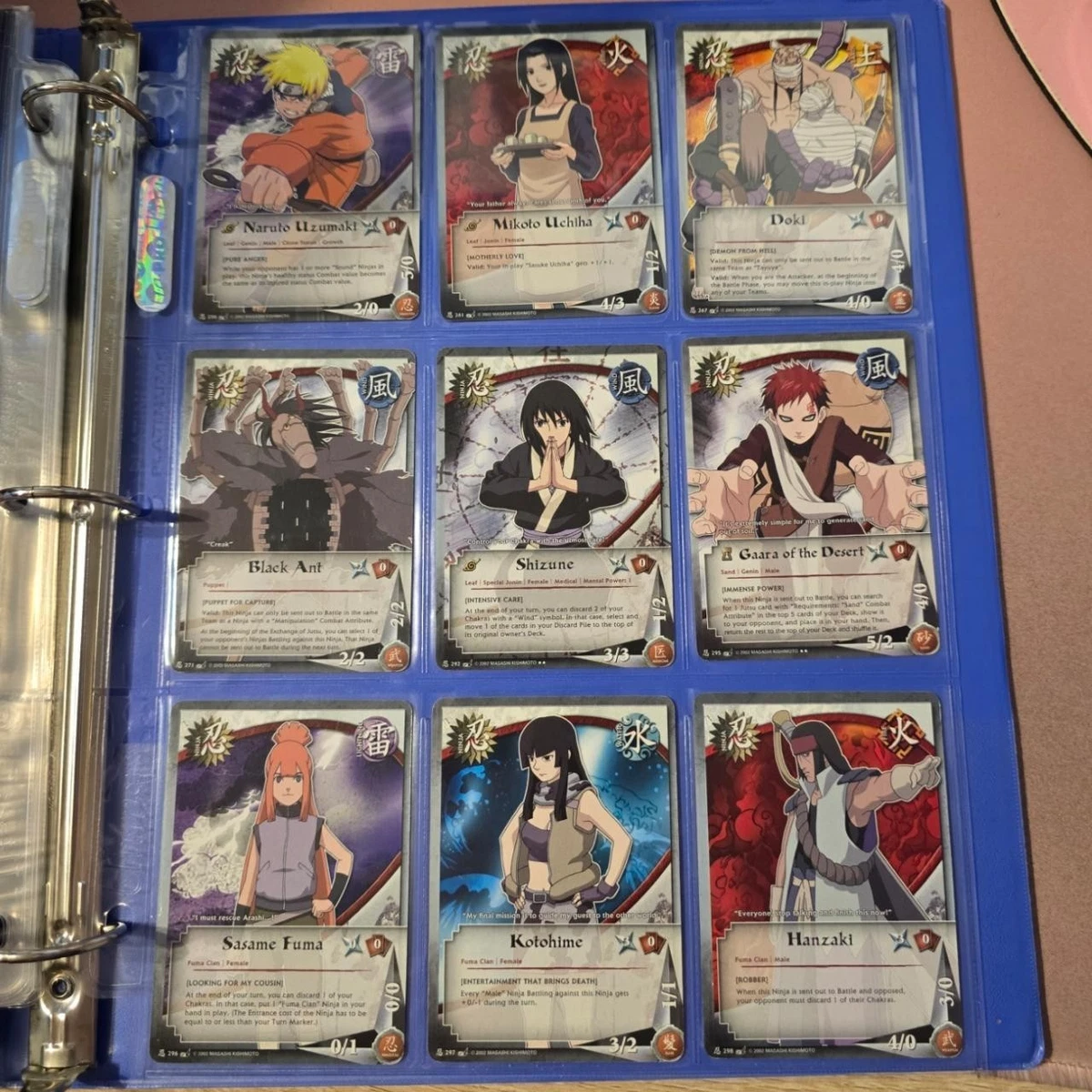 Naruto CCG Common Individual Collectible Card Game Cards in