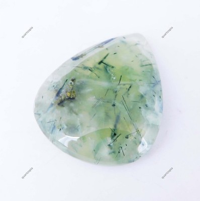 72.80 Ct Top Quality Natural Prehnite Smooth Cabochon Certified Loose Gemstone
