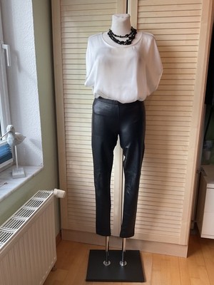 Tolle Lederleggings von HALLHUBER schwarz Echtleder Gr. 34